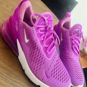 Nike Pink Sneakers with Breathable Mesh Design